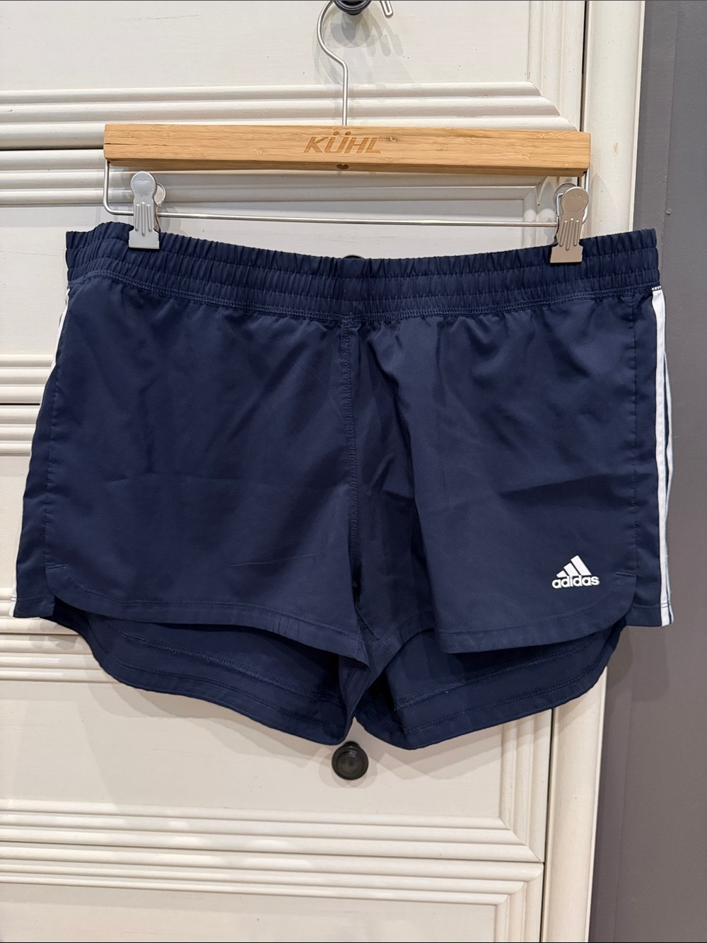 Adidas Women's Navy Athletic Running Shorts